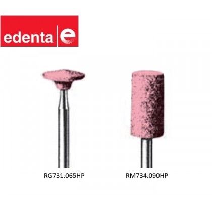 Edenta Corundum Abrasive - Pink - Options Available
